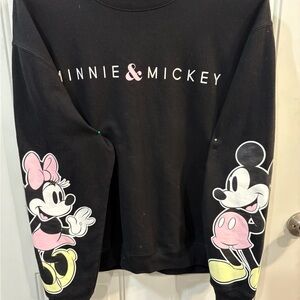 Disney Black Minnie & Mickey Sweater